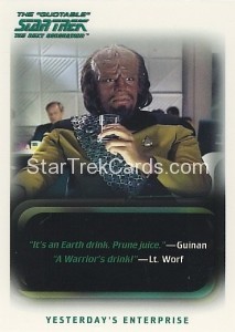 The Quotable Star Trek The Next Generation Trading Card 107