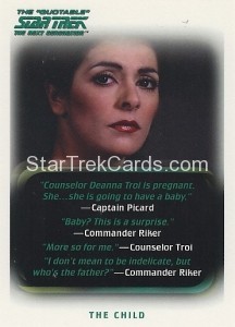 The Quotable Star Trek The Next Generation Trading Card 11