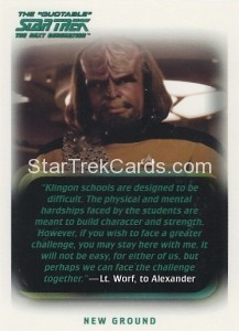 The Quotable Star Trek The Next Generation Trading Card 17