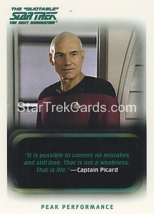 The Quotable Star Trek The Next Generation Trading Card 23