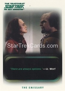 The Quotable Star Trek The Next Generation Trading Card 32
