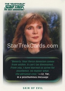 The Quotable Star Trek The Next Generation Trading Card 39