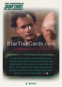The Quotable Star Trek The Next Generation Trading Card 43