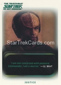 The Quotable Star Trek The Next Generation Trading Card 46
