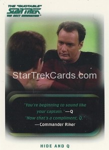 The Quotable Star Trek The Next Generation Trading Card 64