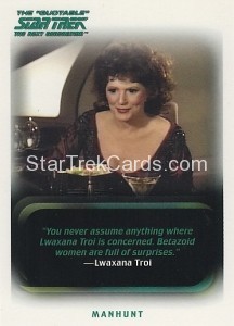 The Quotable Star Trek The Next Generation Trading Card 70