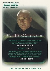 The Quotable Star Trek The Next Generation Trading Card 78