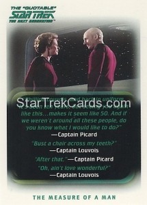 The Quotable Star Trek The Next Generation Trading Card 90