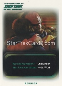 The Quotable Star Trek The Next Generation Trading Card 95
