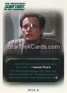 The Quotable Star Trek The Next Generation Trading Card 97