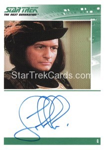 The Quotable Star Trek The Next Generation Trading Card Autograph John De Lancie