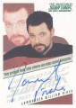 The Quotable Star Trek The Next Generation Trading Card Autograph Jonathan Frakes