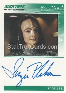 The Quotable Star Trek The Next Generation Trading Card Autograph Suzie Plakson