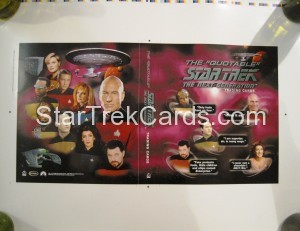 The Quotable Star Trek The Next Generation Trading Card Binder Proof Art