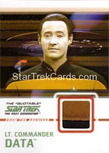 The Quotable Star Trek The Next Generation Trading Card C2 Black Gold