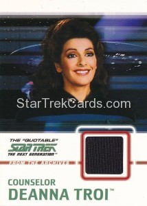 The Quotable Star Trek The Next Generation Trading Card C4 Black