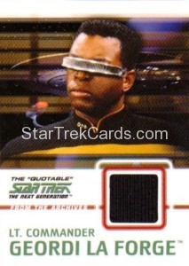 The Quotable Star Trek The Next Generation Trading Card C5 Black