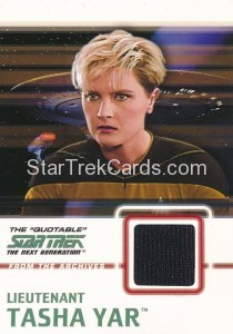 The Quotable Star Trek The Next Generation Trading Card C8 Black