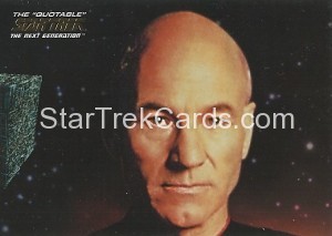 The Quotable Star Trek The Next Generation Trading Card ST2