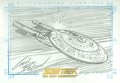 The Quotable Star Trek The Next Generation Trading Card Sketch Top View Moving Right