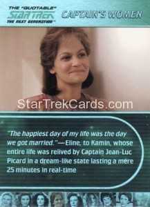 The Quotable Star Trek The Next Generation Trading Card W4