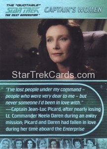 The Quotable Star Trek The Next Generation Trading Card W5