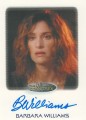 The Women of Star Trek Trading Card Autograph Barbara Williams