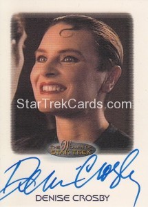 The Women of Star Trek Trading Card Autograph Denise Crosby