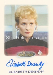 The Women of Star Trek Trading Card Autograph Elizabeth Dennehy