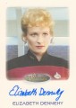The Women of Star Trek Trading Card Autograph Elizabeth Dennehy