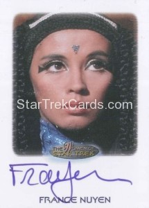 The Women of Star Trek Trading Card Autograph France Nuyen
