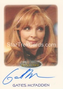 The Women of Star Trek Trading Card Autograph Gates McFadden