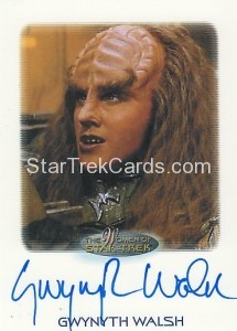 The Women of Star Trek Trading Card Autograph Gwynyth Walsh