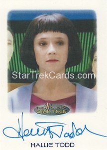 The Women of Star Trek Trading Card Autograph Hallie Todd