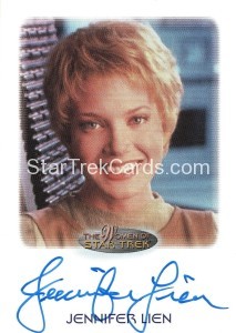 The Women of Star Trek Trading Card Autograph Jennifer Lien