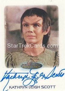 The Women of Star Trek Trading Card Autograph Kathryn Leigh Scott