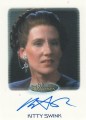 The Women of Star Trek Trading Card Autograph Kitty Swink