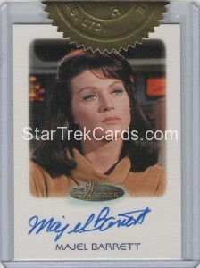 The Women of Star Trek Trading Card Autograph Majel Barrett