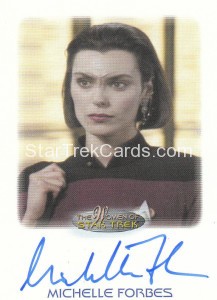 The Women of Star Trek Trading Card Autograph Michelle Forbes