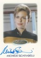 The Women of Star Trek Trading Card Autograph Michelle Scarabelli