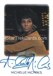 The Women of Star Trek Trading Card Autograph Nichelle Nichols