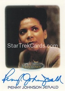 The Women of Star Trek Trading Card Autograph Penny Johnson Jerald