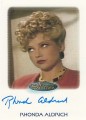 The Women of Star Trek Trading Card Autograph Rhonda Aldrich