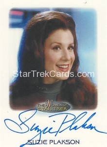 The Women of Star Trek Trading Card Autograph Suzie Plakson