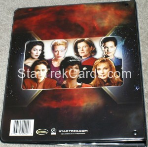 The Women of Star Trek Trading Card Binder Back