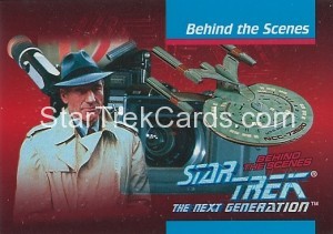 Star Trek The Next Generation Behind The Scenes Trading Card BTS1