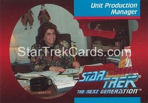 Star Trek The Next Generation Behind The Scenes Trading Card BTS11