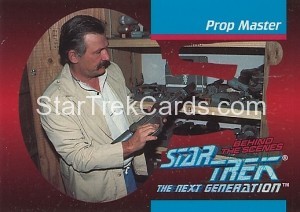 Star Trek The Next Generation Behind The Scenes Trading Card BTS12