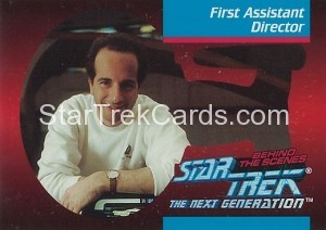 Star Trek The Next Generation Behind The Scenes Trading Card BTS18