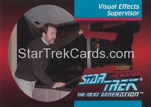 Star Trek The Next Generation Behind The Scenes Trading Card BTS22